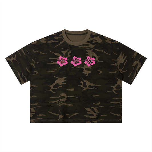 Unisex Camo Boxy T-Shirt