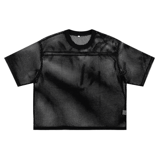 See-through Boxy Net T-Shirt